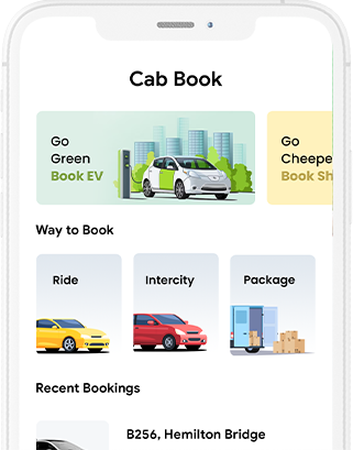 Cabook - Cab Booking App, Package Sending App at opus labworks